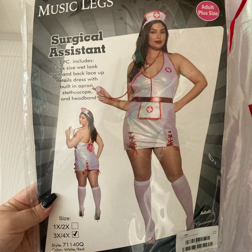 Plus Size Nurse Costume NWT
